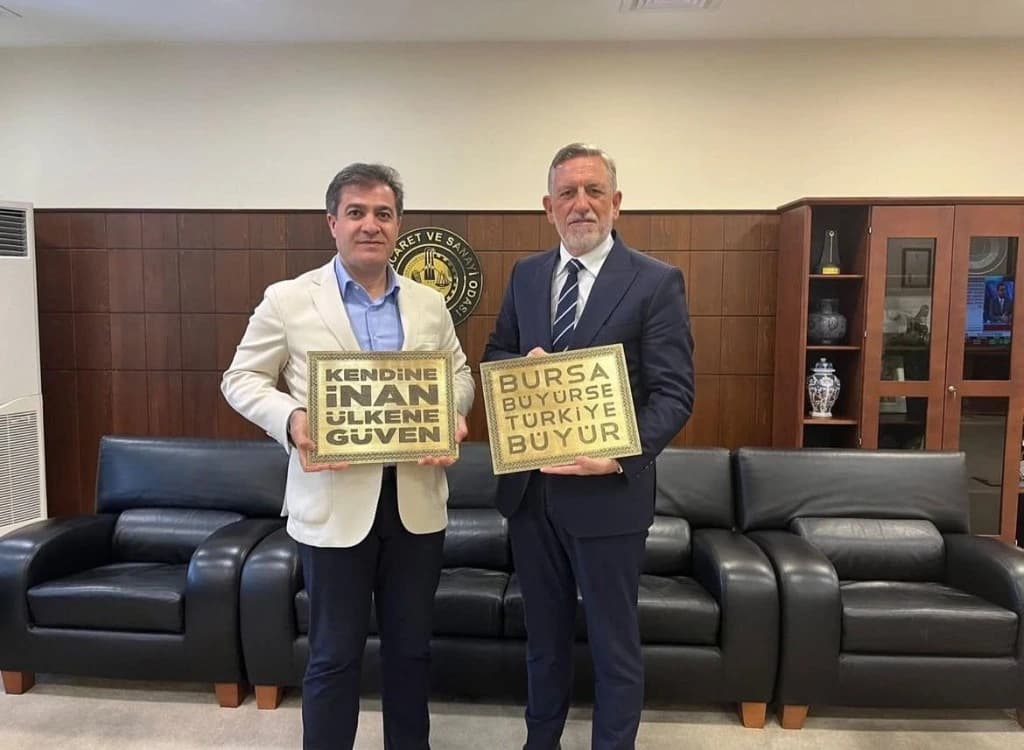 BTSO Yönetim Kurulu Başkanı İbrahim Burkay Ziyareti