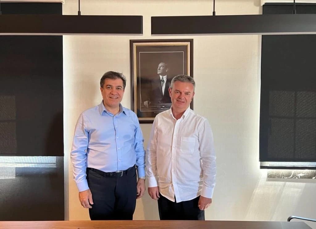 Sırbistan Bursa Fahri Konsolosu ve İzmakpar YKB Zarif Alp Ziyareti